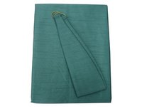 View Item Luxury Faux Silk Green Curtains Lined with Tie Backs (66 x 54in)